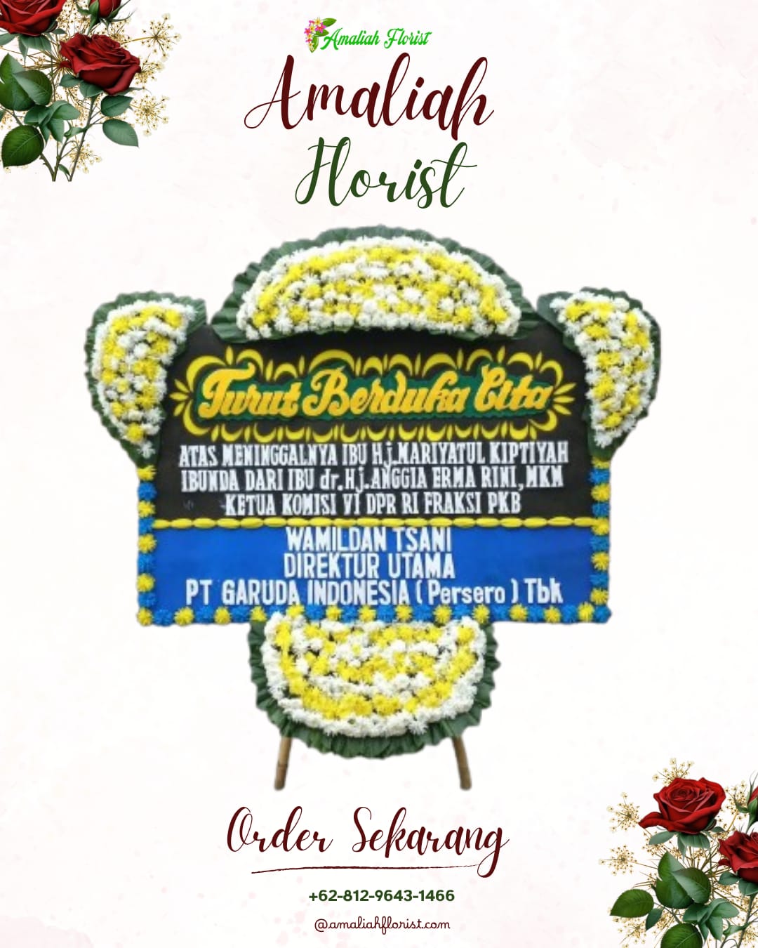 Papan Bunga Duka Ratu Samban
